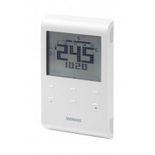 Room thermostat with auto time switch and LCD, AC 230 V