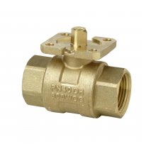 Open/close ball valve, 2-port, PN40, DN20, kvs 22