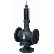 3-port seat valve, flanged, PN40, DN125, kvs 200, thermal insulator, PTFE, 350 °C