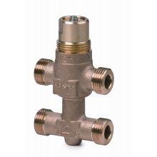 3-port seat valve with bypass, external thread for Conex®, PN16, DN10, kvs 1.6